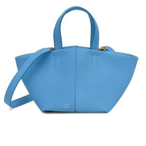 Mansur Gavriel Mini Tulipano Bag in Celeste Blue